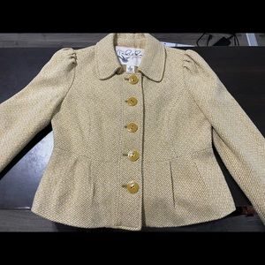 Anthropologie Tabitha Petite Blazer 8P *cute*